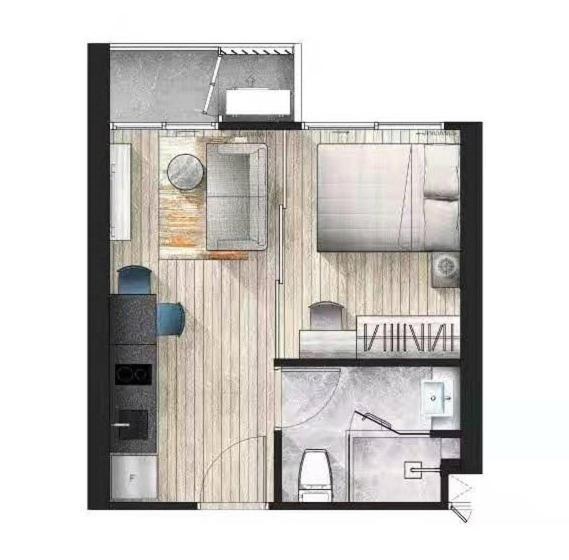 D2 Residences Huahin 华欣市中心近海滩近商场酒店式公寓可加床有连通房型 Εξωτερικό φωτογραφία